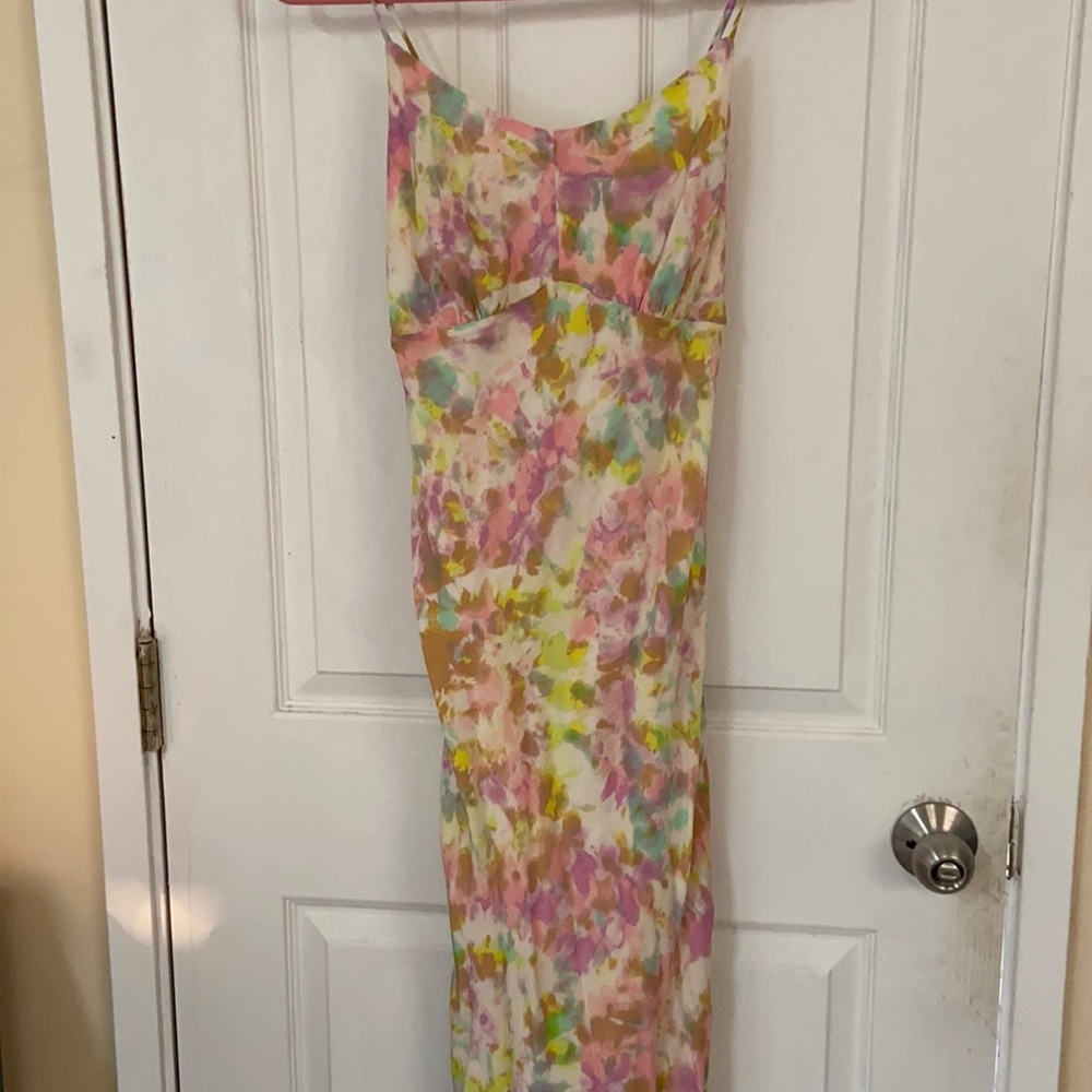 Tye dye slip dress